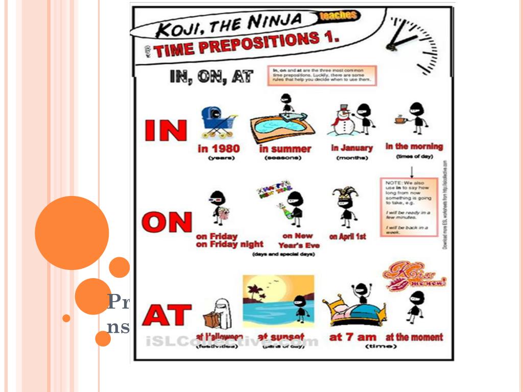 PPT - Prepositions of time. PowerPoint Presentation, free download - ID ...