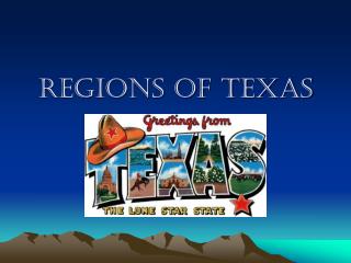 Regions of Texas