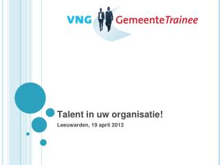 talent in uw organisatie