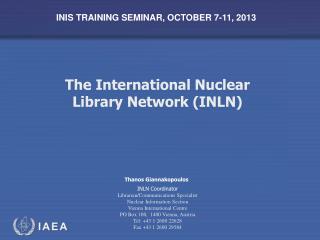 The International Nuclear Library Network (INLN)