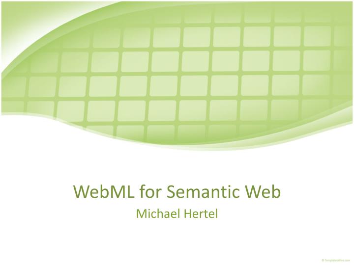 webml for semantic web