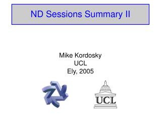 ND Sessions Summary II