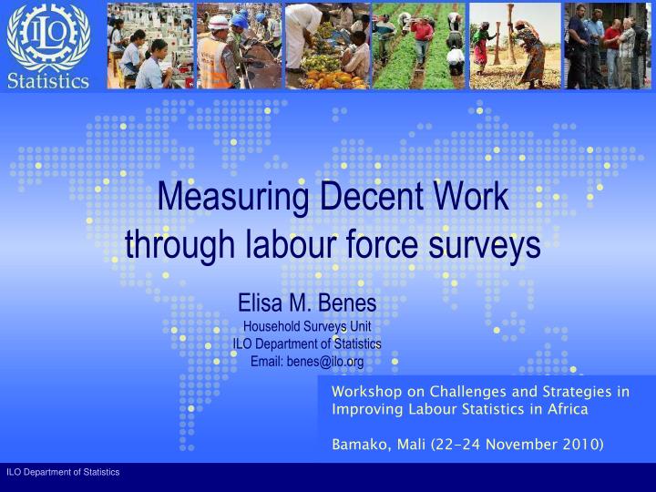 measuring decent work through labour force surveys