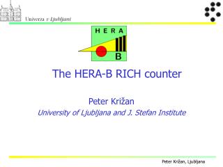 The HERA-B RICH counter