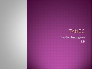tanec