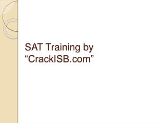 SAT Training in Hyderabad | Sat Training institutes in Hyder