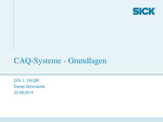 caq systeme grundlagen