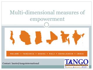 Multi-dimensional measures of empowerment