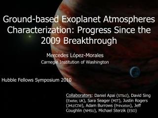 Ground-based Exoplanet Atmospheres Characterization: Progress Since the 2009 Breakthrough