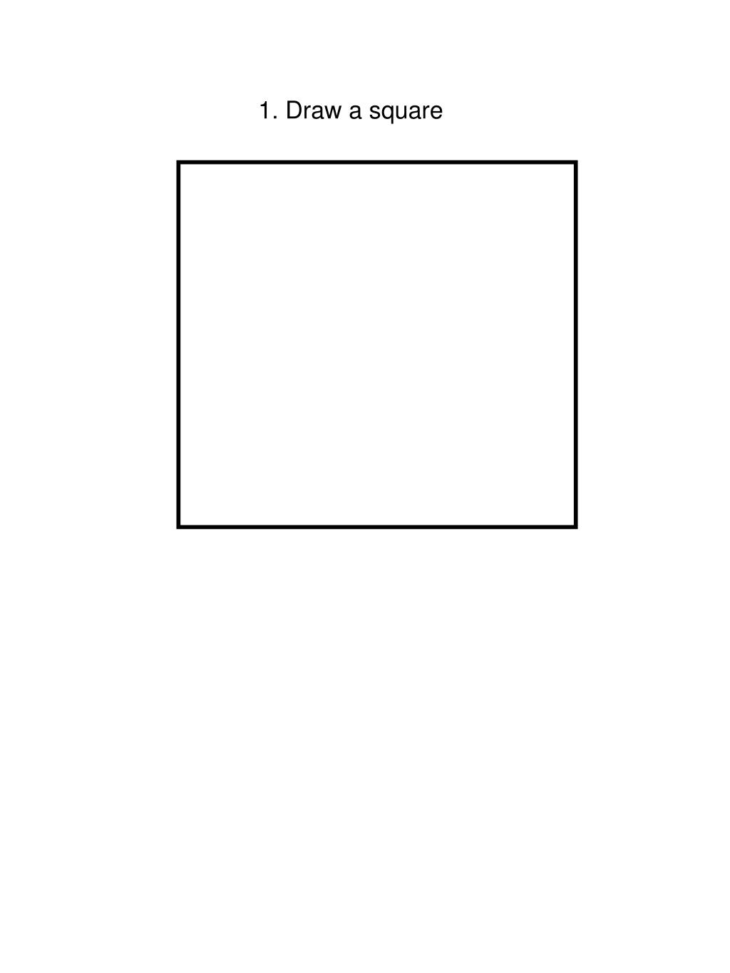 PPT - 1. Draw a square PowerPoint Presentation, free download - ID:3480853