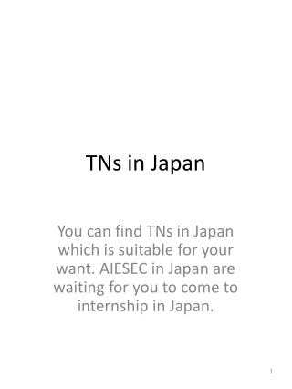 tns in japan