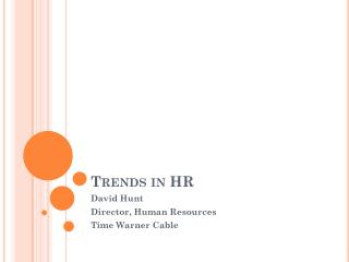 Trends in HR