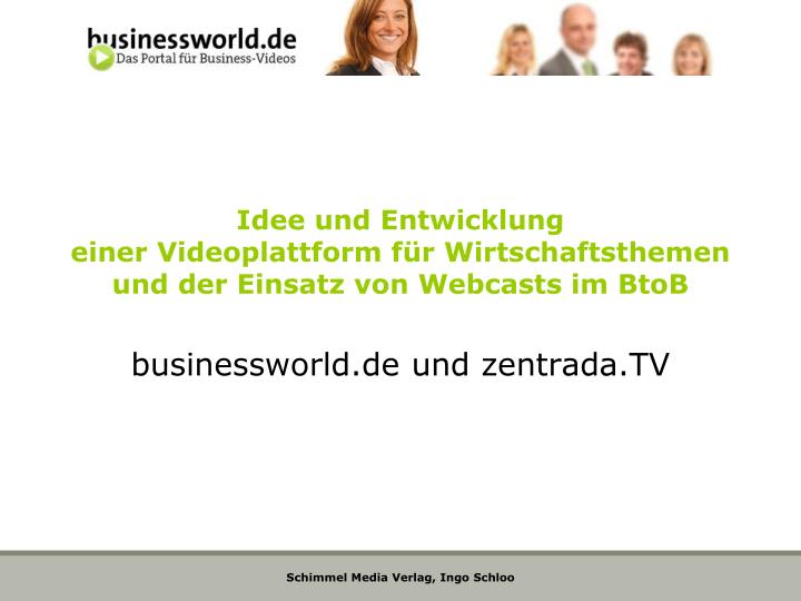 businessworld de und zentrada tv