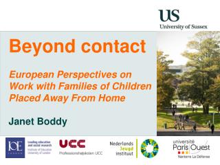 Beyond contact European Perspectives on Work with Families of Children Placed Away From Home