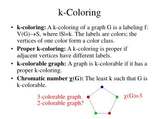 k-Coloring
