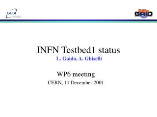 INFN Testbed1 status L. Gaido, A. Ghiselli