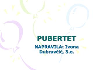 pubertet