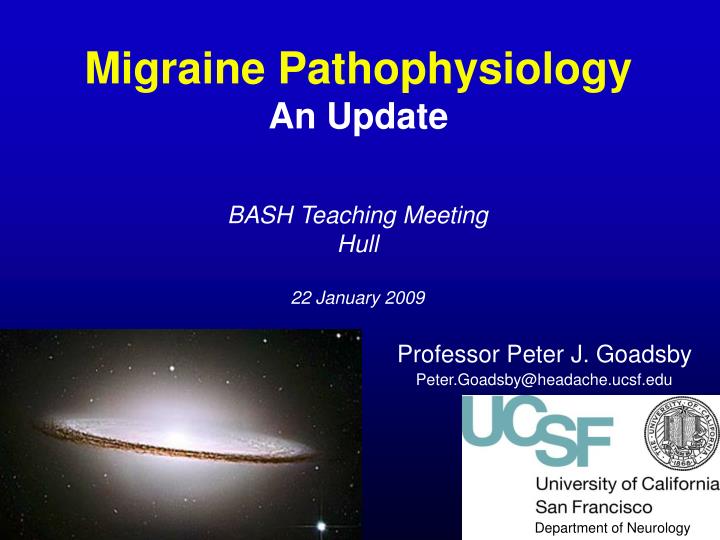 migraine pathophysiology an update