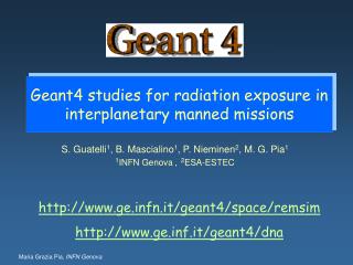 Geant4 studies for radiation exposure in interplanetary manned missions