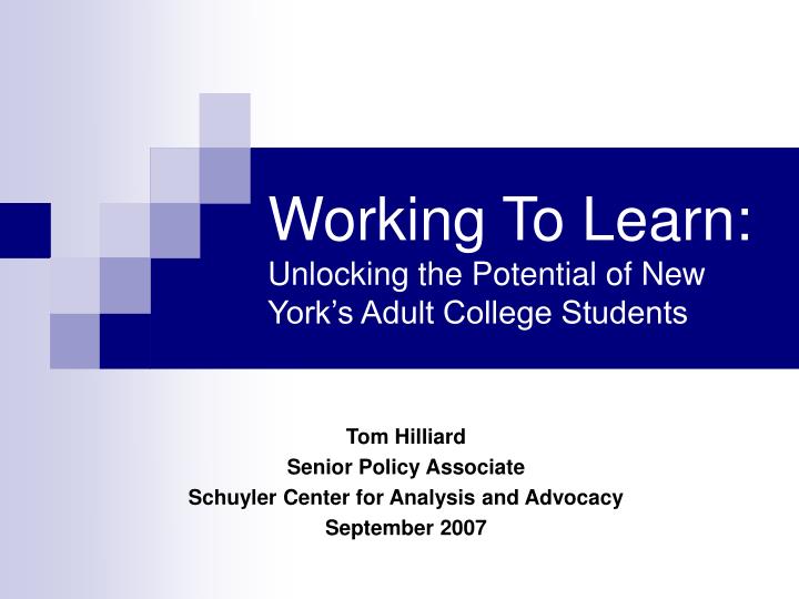 working to learn unlocking the potential of new york s adult college students