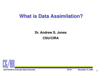What is Data Assimilation?