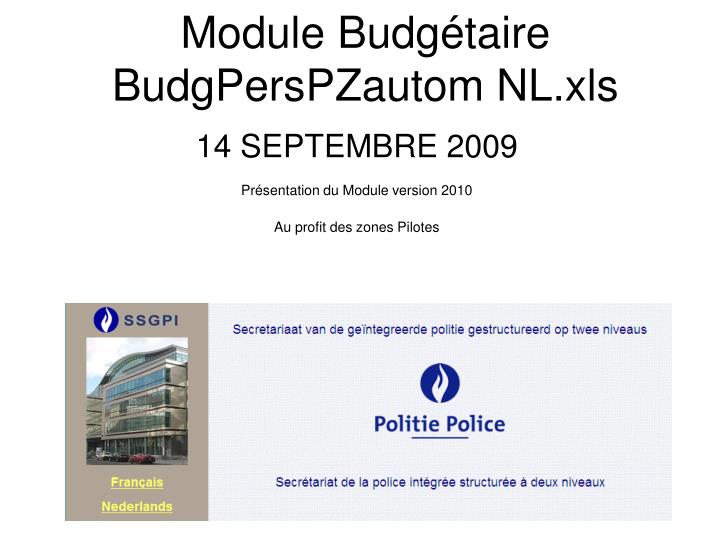 module budg taire budgperspzautom nl xls