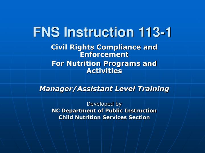 fns instruction 113 1