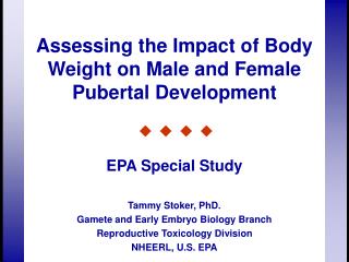 Assessing the Impact of Body Weight on Male and Female Pubertal Development