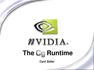 The Cg Runtime