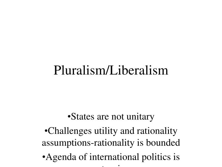 pluralism liberalism