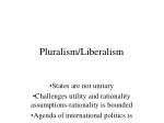 Pluralism/Liberalism - slide 1