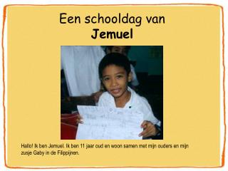 een schooldag van jemuel
