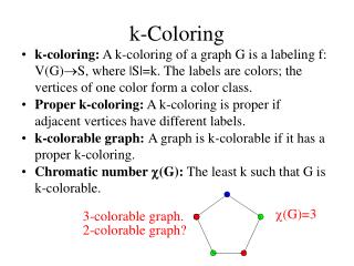 k-Coloring