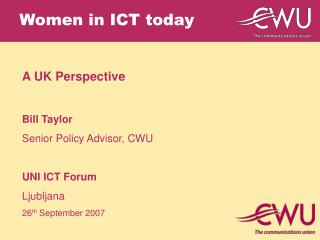 Women in ICT today