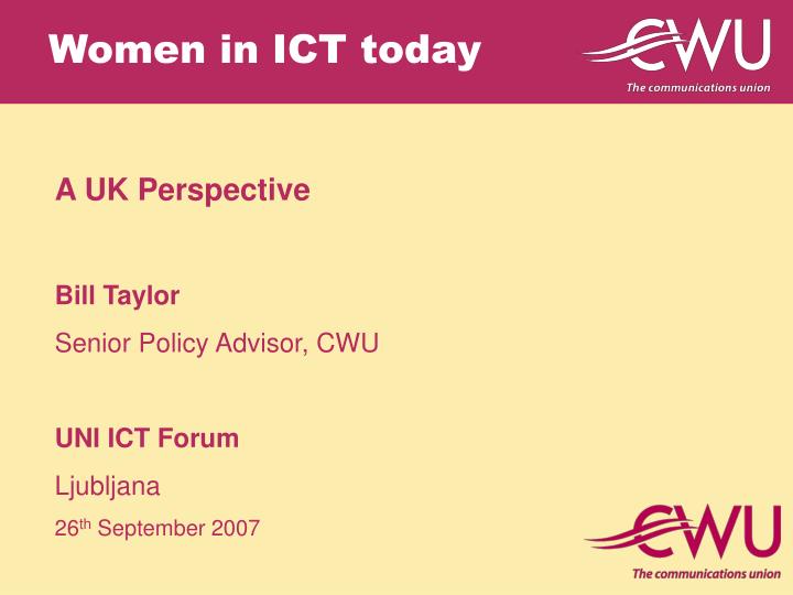 women in ict today