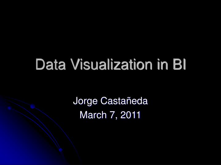 data visualization in bi