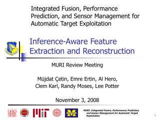 Inference-Aware Feature Extraction and Reconstruction