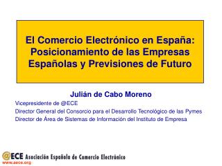 el comercio electr nico en espa a posicionamiento de las empresas espa olas y previsiones de futuro