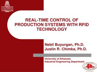 REAL-TIME CONTROL OF PRODUCTION SYSTEMS WITH RFID TECHNOLOGY