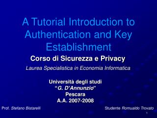 corso di sicurezza e privacy