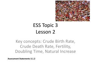 ESS Topic 3 Lesson 2