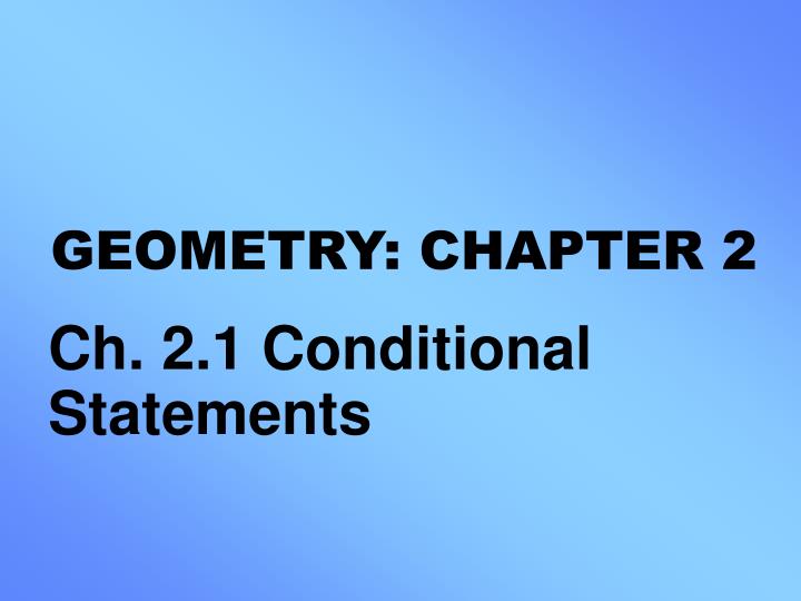 geometry chapter 2