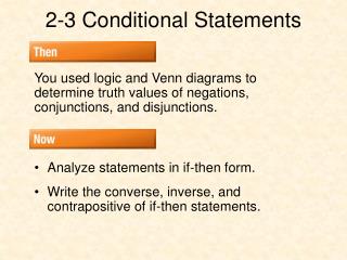 2 3 conditional statements