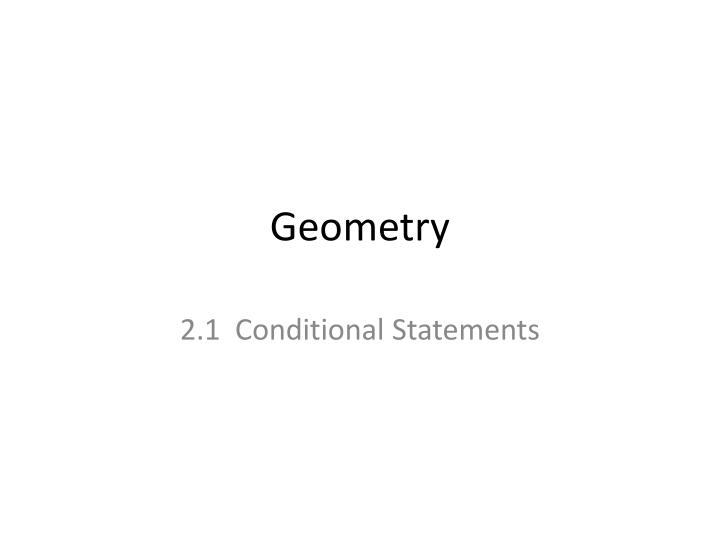 geometry