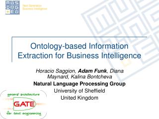 Ontology-based Information Extraction for Business Intelligence