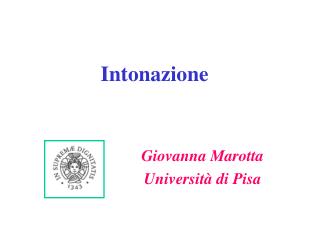 intonazione