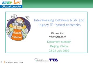 Interworking between NGN and legacy IP-based networks