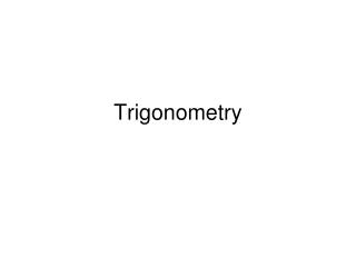 Trigonometry