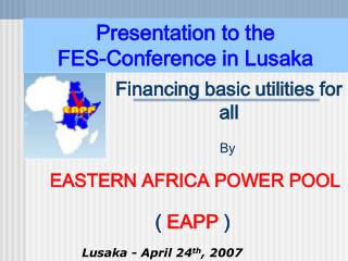 Presentation to the FES-Conference in Lusaka