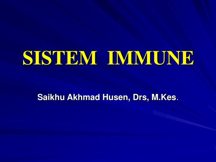 sistem immune